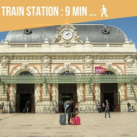 T1 Centre - Idéal Couple&amis - Confort - Wifi - Calme - Climatisation - Coin Terrasse * Nice